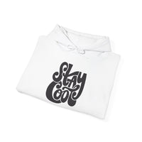 Gildan 18500 | Unisex "Stay Cool" Retro Graphic Hoodie – Bold Puff Lettering Pullover – Premium Soft Fleece Streetwear