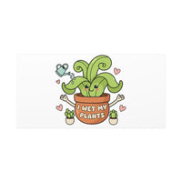 I Wet My Plants Canvas | Plant Parent Humor, Cute Succulent Art
