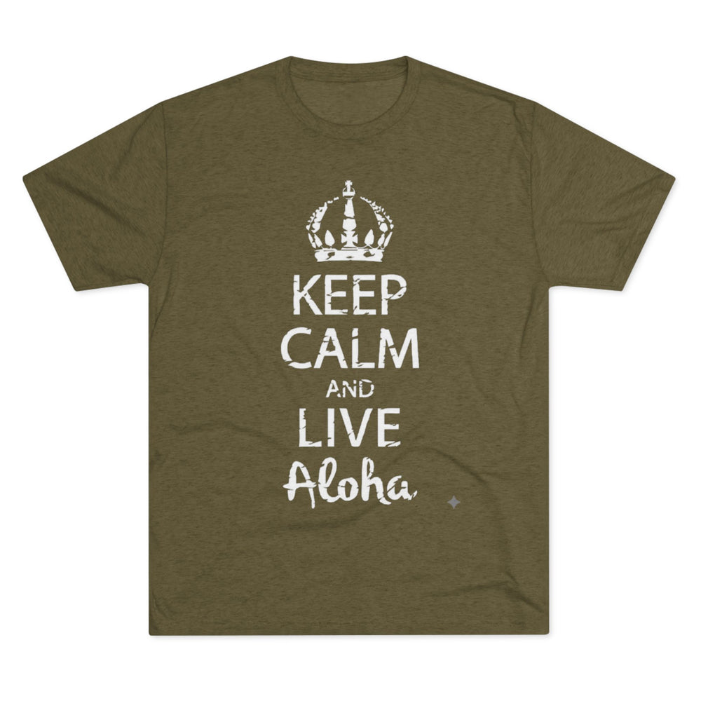 Next Level 6010 | Keep Calm and Live Aloha – Premium Unisex Comfort Tee