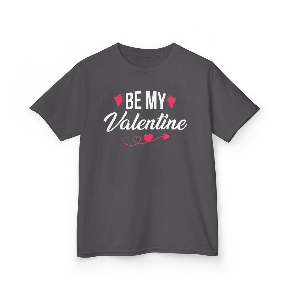 "Be My Valentine" Youth T-Shirt | Cute Heart & Arrow Graphic Tee for Kids | Boys & Girls School Holiday Top