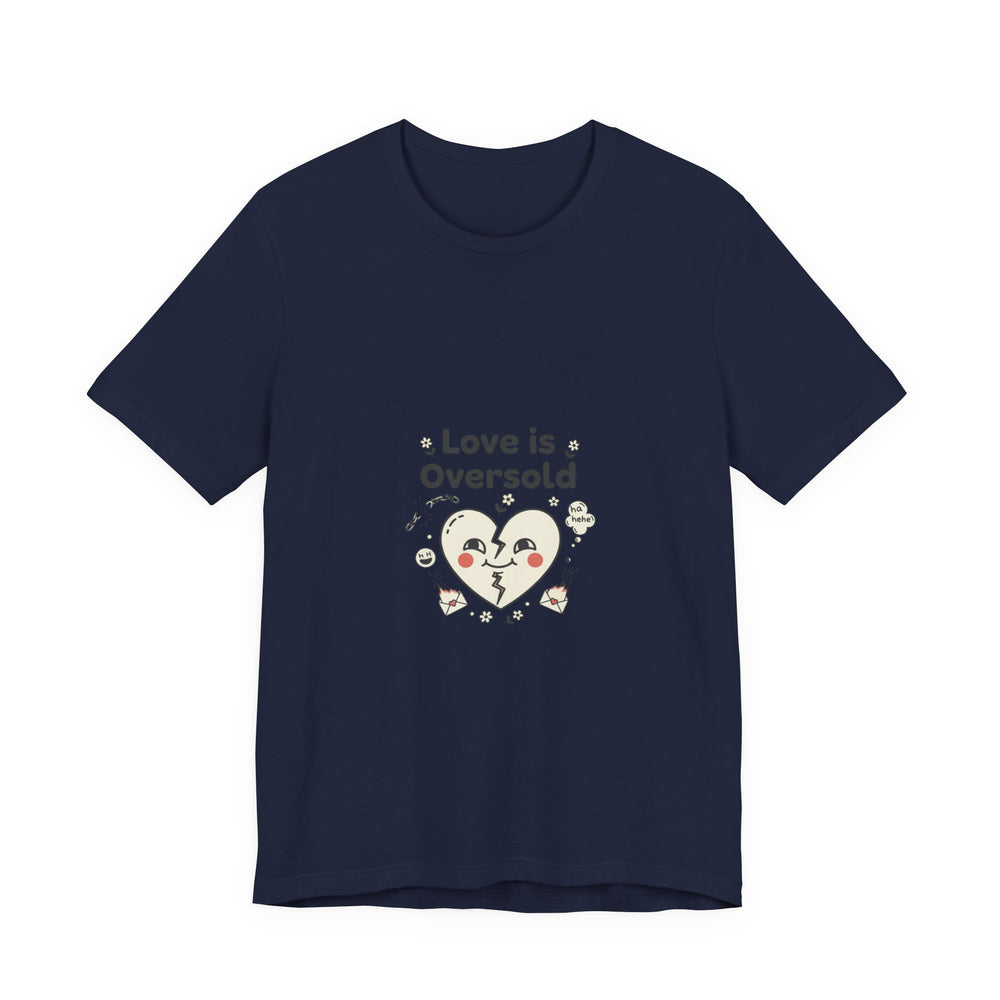 Love Is Oversold Tee | Anti Valentine shirt, Single humor tee