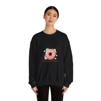 Donut Worry Be Happy Sweatshirt | Food Pun, Cozy Snack Humor