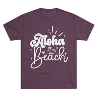 Next Level 6010 | Unisex Aloha Beach Vintage Inspired Unisex Tri-Blend Tee