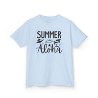 Gildan 5000B | Toddler & Youth Summer Aloha Shirt | Beach Theme Graphic Tee for Boys & Girls