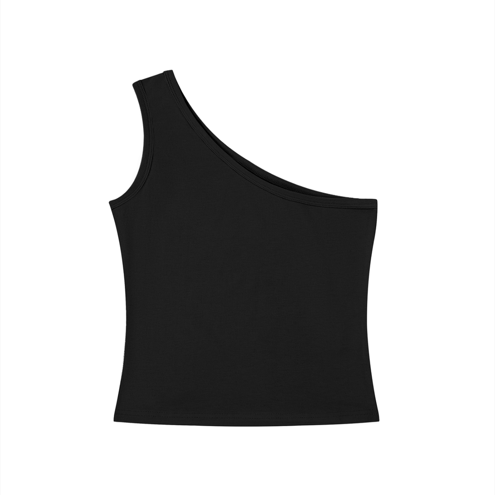 Women's One-Shoulder Crop T-Shirttank | top,tank top ,tank tops women,tank top with built in bra,tank tops women y2k