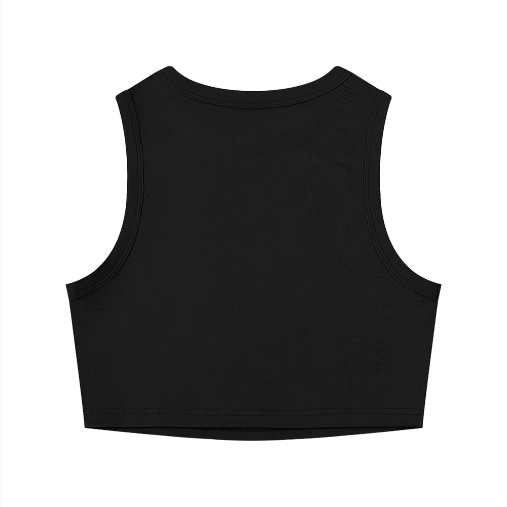 Women's Tight Crewneck Crop Tank Top | tank top,tank top ,tank tops women,tank top with built in bra,tank tops women y2k