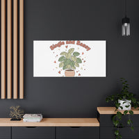 Single and Sassy Canvas, Matte Stretched | Anti‑Valentine, Funny Valentines Poster