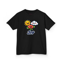 Gildan 5000B | Kids' "Joy" Sunny Day Graphic Tee – Soft Cotton Summer T-Shirt | Little Sunshine "Joy" Unisex Kids' Tee
