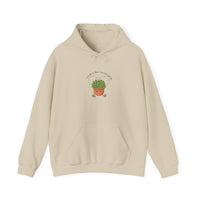 Plant Parent Pun Hoodie | succulent pun sweatshirt, sage cream botanical humor