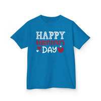 Kids Happy Valentine Day T-Shirt – Youth Valentine’s Day Graphic Tee – Soft Cotton Holiday Shirt for Boys & Girls
