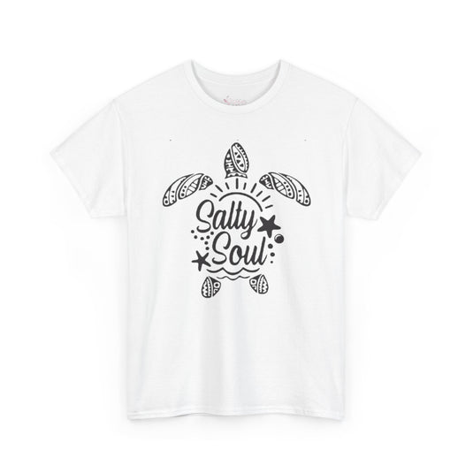 Gildan 5000 | Tribal Sea Turtle Unisex Softstyle Graphic Tee