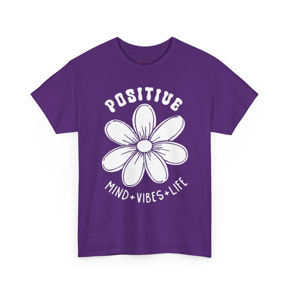 Gildan 5000 | Inspirational Daisy Unisex T-Shirt - Positive Mind, Vibes, Life