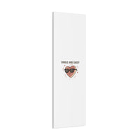 Single and Sassy Canvas | Anti Valentine Wall Art, Funny Valentine Poster