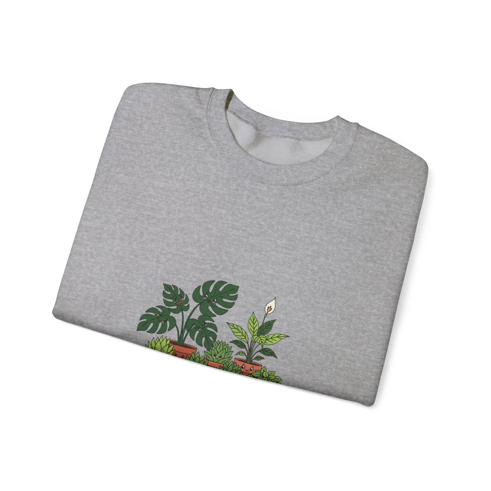 Plant Lady Sweatshirt | plant mom, succulent pun, sage cream botanical