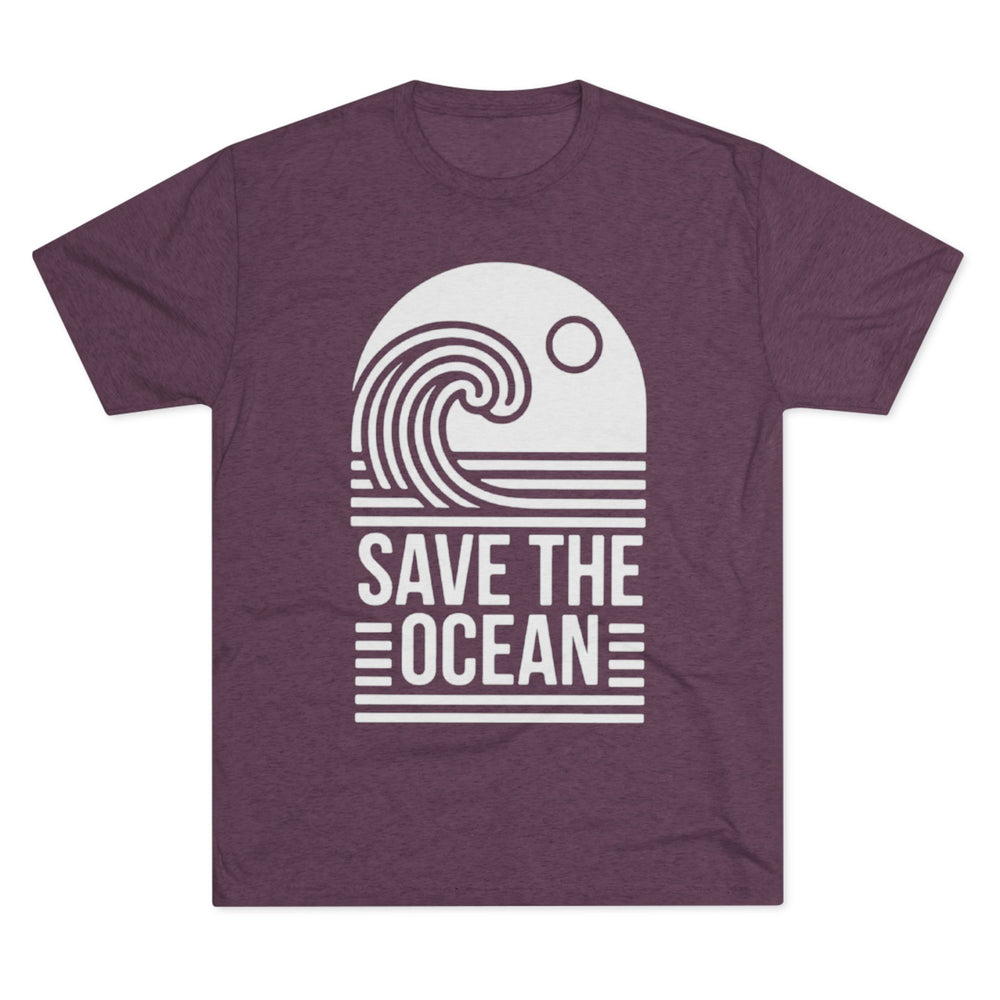 Next Level 6010 | Unisex Save The Ocean Tee — Retro Wave Environmental Awareness T-Shirt