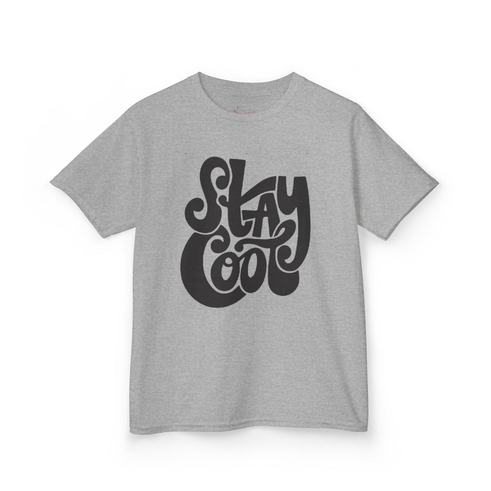 Gildan 5000B | Kids’ "Stay Cool" Retro Graphic Tee – Comfy Cotton T-Shirt