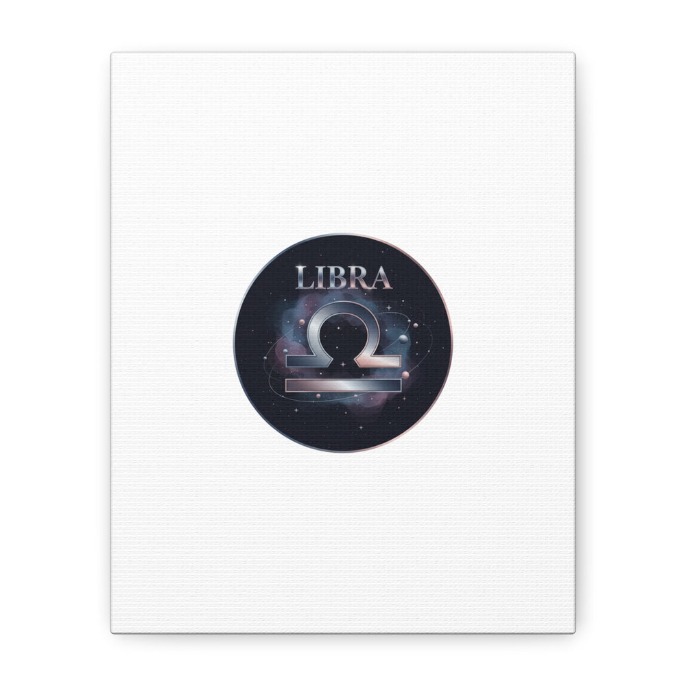 Libra Zodiac Canvas, Astrology Wall Art | Constellation Galaxy Print
