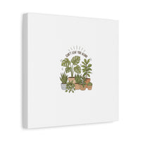 Can't Leaf You Alone Canvas | Plant Parent Humor, Sage Botanical Art