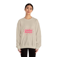Besties Forever Sweatshirt | Galentine's Friendship Crewneck, Pink Chunky Type