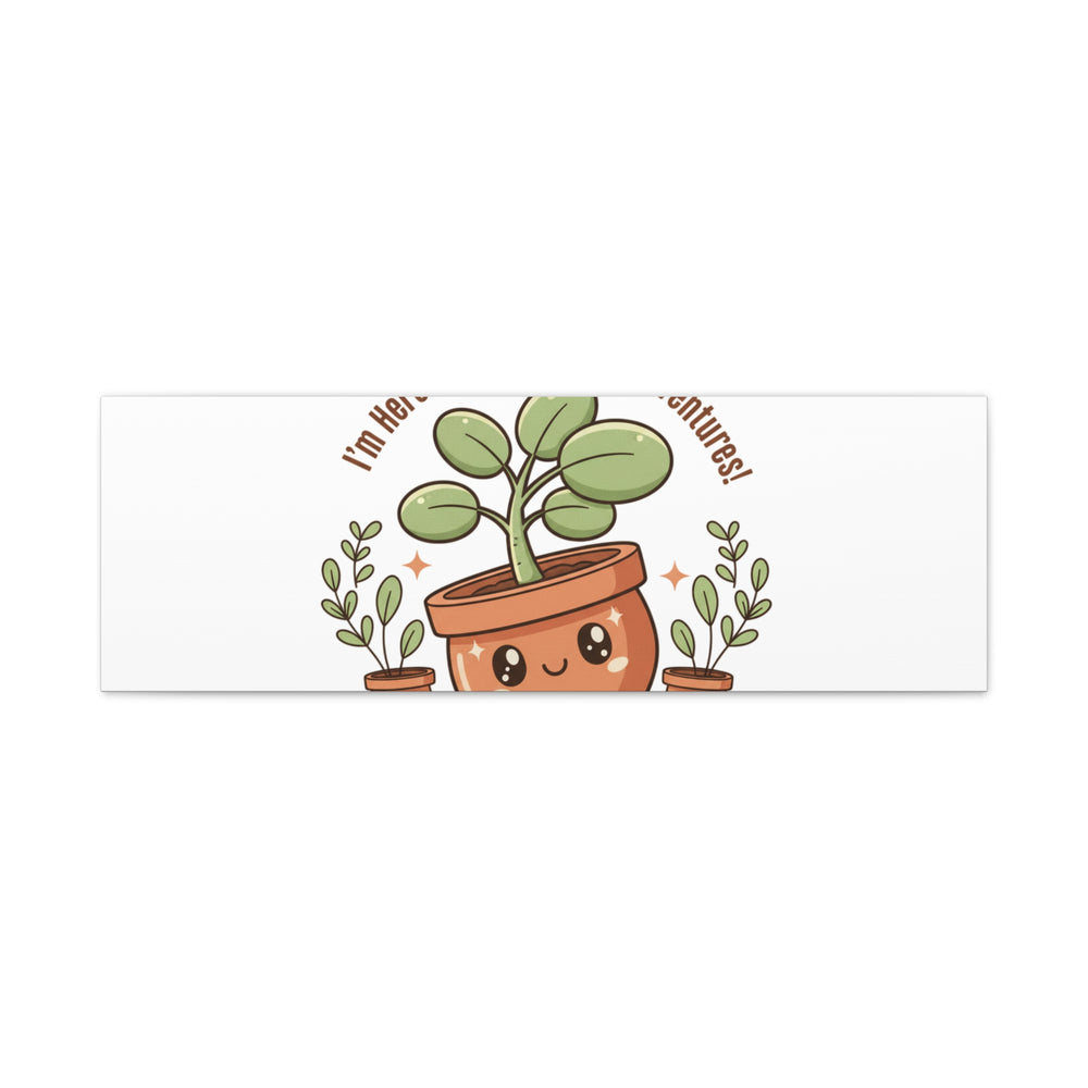 Plant-astic Pun Canvas | Stretched Matte Botanical Wall Art