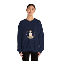 Single & Happy Cat Sweatshirt | Anti‑Valentine, Single Humor