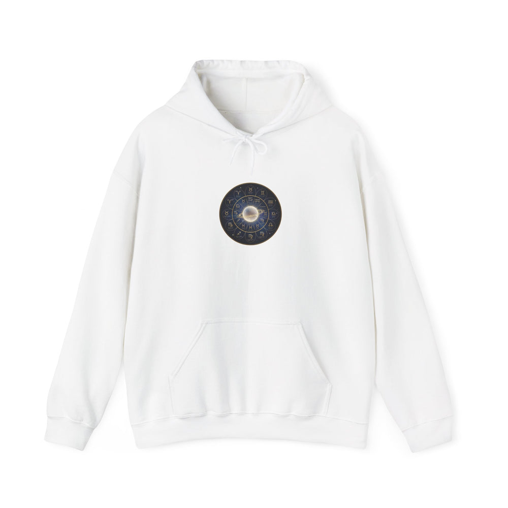 Celestial Constellation Wheel Hoodie | Zodiac Astrology, Galaxy Foil