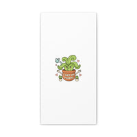 I Wet My Plants Canvas | Plant Parent Humor, Cute Succulent Art