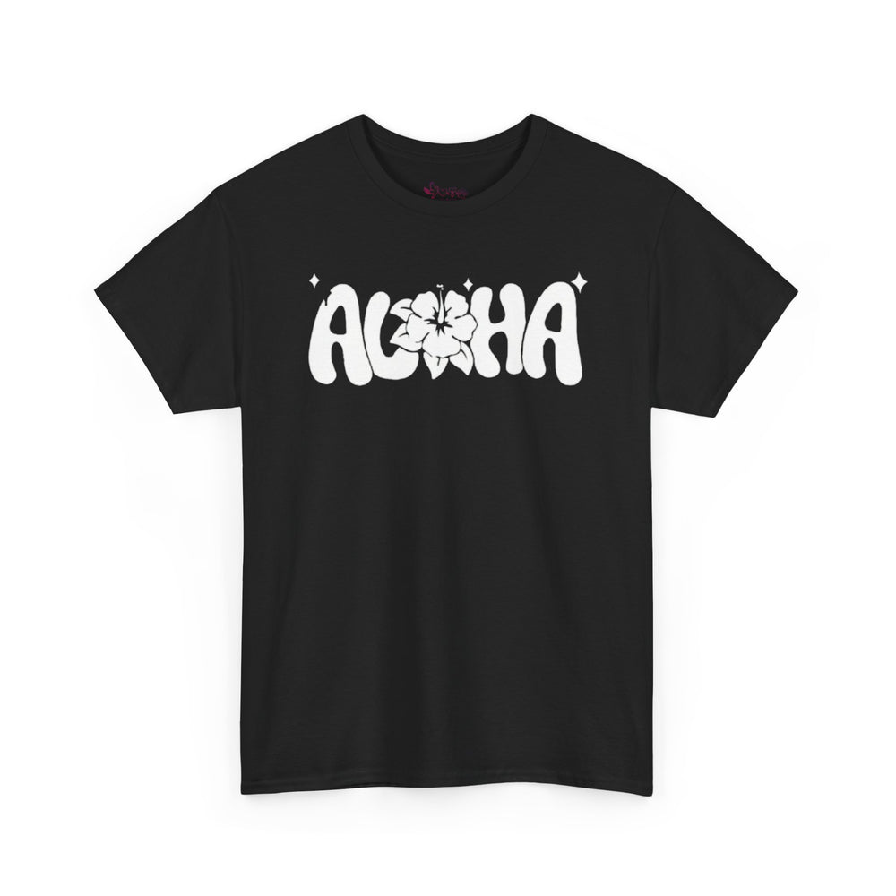 Gildan5000 | Unisex Retro Aloha Hibiscus Unisex Softstyle Tee