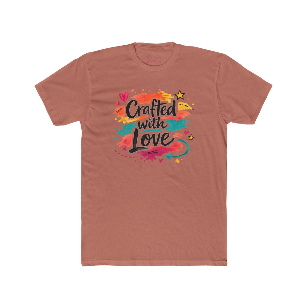 Next Level 3600 | Crafted with Love | Handmade Marker Aesthetic Unisex Jersey Tee | Crafted With Love T-Shirt — Colorful Handcrafted Maker Tee