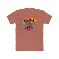 Next Level 3600 | Crafted with Love | Handmade Marker Aesthetic Unisex Jersey Tee | Crafted With Love T-Shirt — Colorful Handcrafted Maker Tee