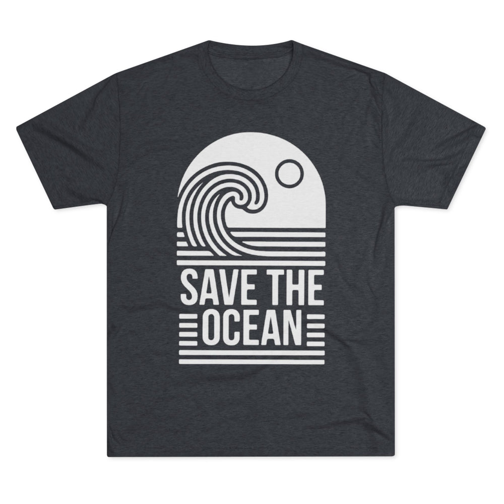 Next Level 6010 | Unisex Save The Ocean Tee — Retro Wave Environmental Awareness T-Shirt