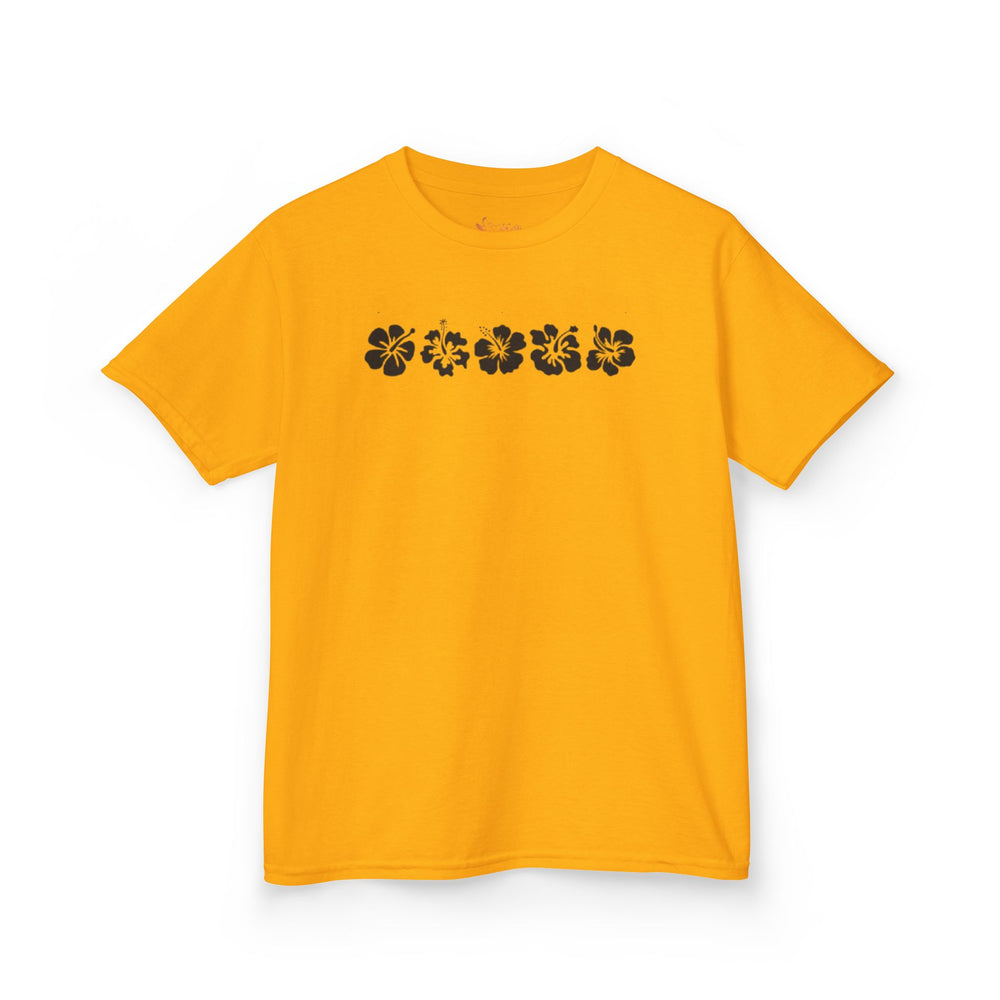 Gildan 5000B | Tropical Hibiscus Bliss – Kids’ Cotton Tee