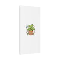 I Wet My Plants Canvas | Plant Parent Humor, Cute Succulent Art