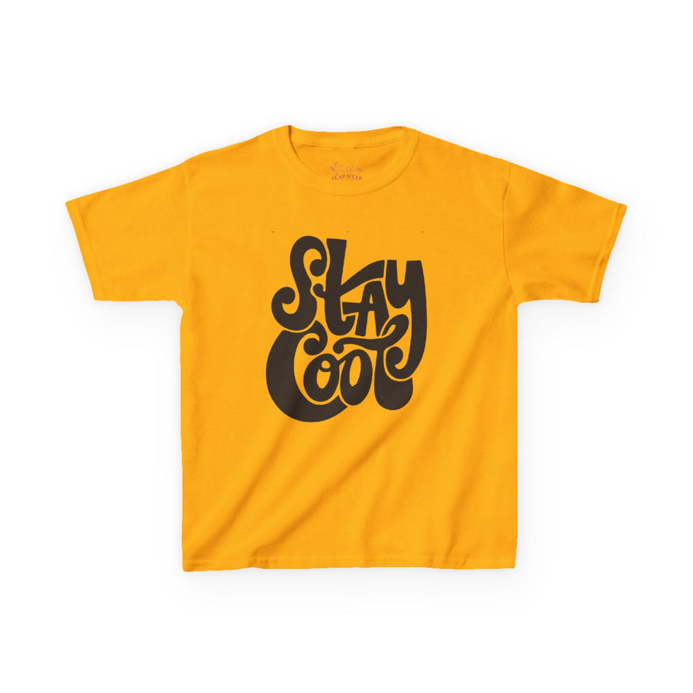 Gildan 5000B | Kids’ "Stay Cool" Retro Graphic Tee – Comfy Cotton T-Shirt