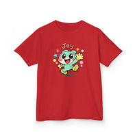 Gildan 5000B | The "Joy" Character Tee: Kids' Joyful Cartoon Character T-Shirt – Bright & Playful Design | Toddler & Youth "Joy" Graphic Tee – Cute Kawaii Style Mascot | Colorful "Joy" Stars & Bubbles...