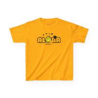 Gildan 5000B | Kids' Live Aloha Hawaii Smiley Face T-Shirt - Tropical Summer Tee