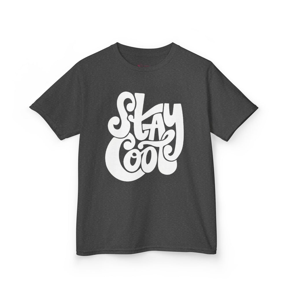Gildan 5000B | Kids’ "Stay Cool" Retro Graphic Tee – Comfy Cotton T-Shirt
