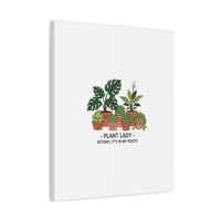 Plant Lady Canvas | Matte Stretched Botanical Pun Wall Art