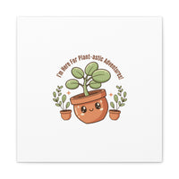 Plant-astic Pun Canvas | Stretched Matte Botanical Wall Art