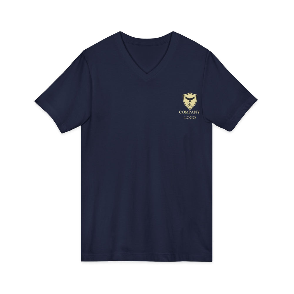 Unisex Jersey Short Sleeve V-Neck Tee