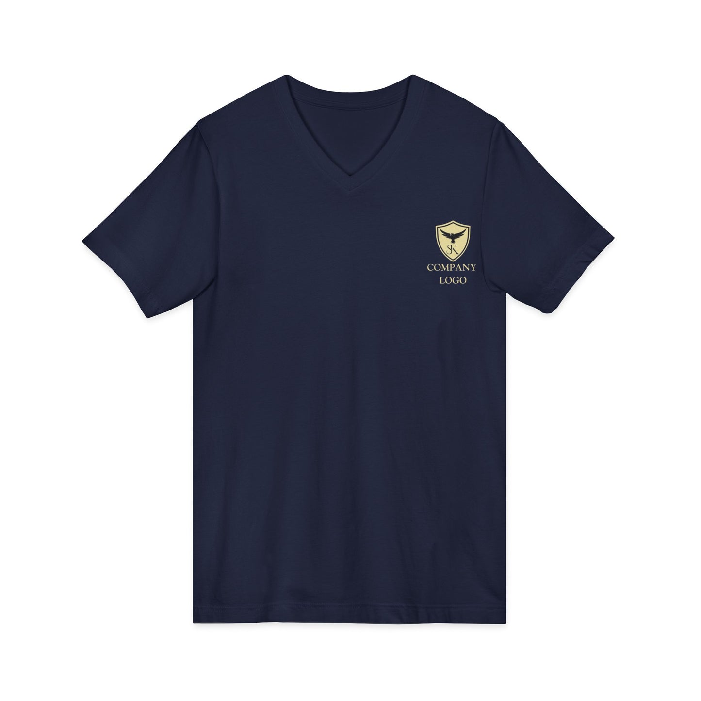 Unisex Jersey Short Sleeve V-Neck Tee