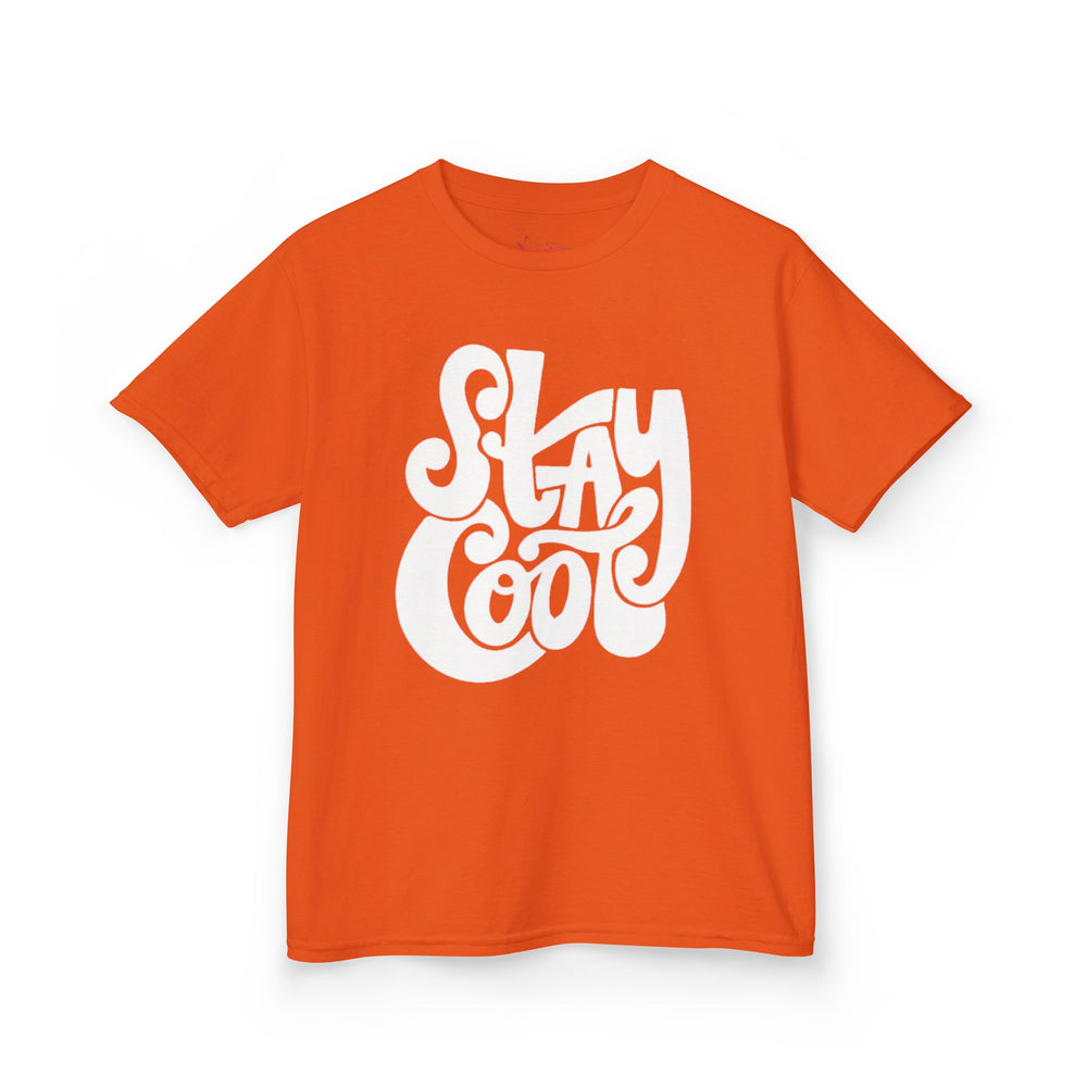 Gildan 5000B | Kids’ "Stay Cool" Retro Graphic Tee – Comfy Cotton T-Shirt