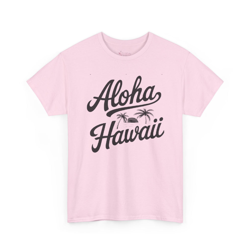Gildan 5000 | Vintage Aloha Hawaii T-Shirt - Retro Island Paradise Tee - Unisex Hawaiian Vacation Shirt