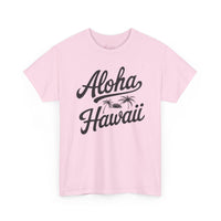 Gildan 5000 | Vintage Aloha Hawaii T-Shirt - Retro Island Paradise Tee - Unisex Hawaiian Vacation Shirt