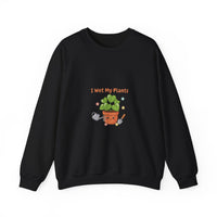 I Wet My Plants sweatshirt | Plant Parent Humor, sage cream botanical pun