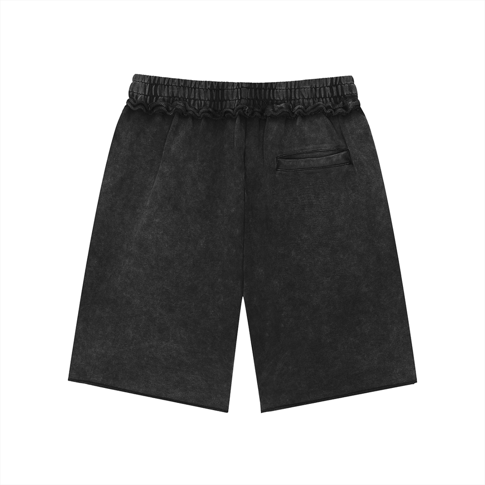 Unisex Mineral Wash Raw Edge Shorts | shorts men,shorts women,shorts,short sleeve button down,short sleeve tops for women