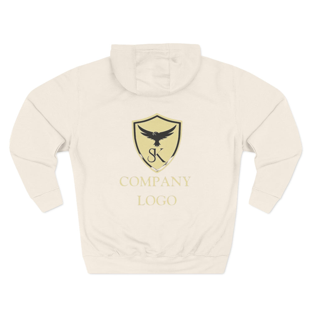 Three-Panel Fleece Hoodie