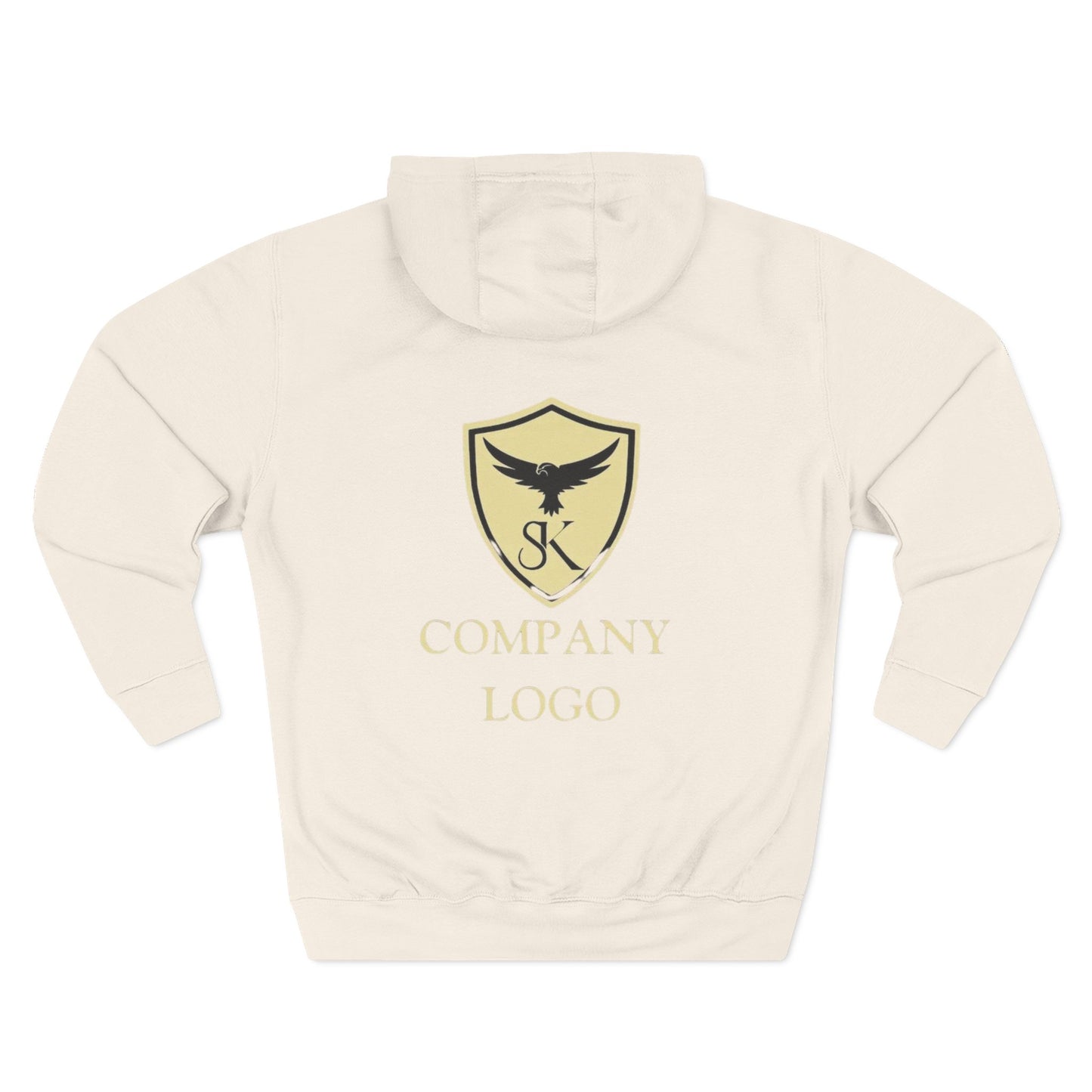 Three-Panel Fleece Hoodie