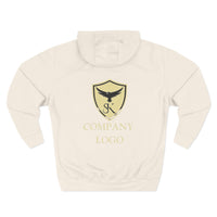 Three-Panel Fleece Hoodie