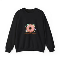 Donut Worry Be Happy Sweatshirt | Food Pun, Cozy Snack Humor